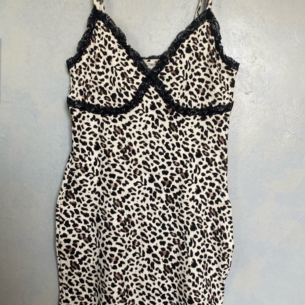 cheetah print dress